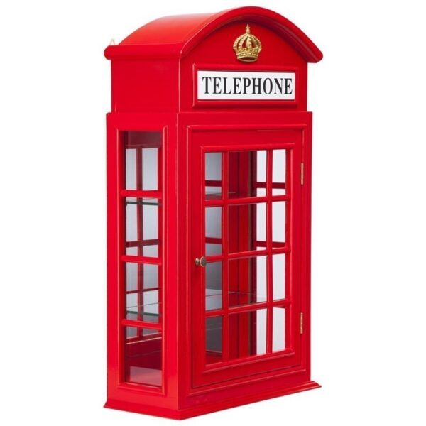 Design Toscano BN5230 15 1/2 Inch Telephone Booth Curio Cabinet