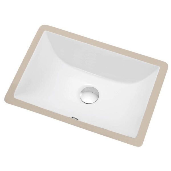 Blossom C09 1813 18 1/8 Inch Undermount Rectangular Bathroom Sink