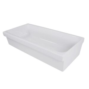 Nantucket Sinks Canal35-90 Brant Point 35-1/2 Inch Rectangular Italian Fireclay Vessel Sink