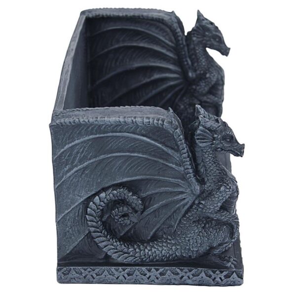 Design Toscano CL2607 10 1/2 Inch Blackmore Dragons Library Holder