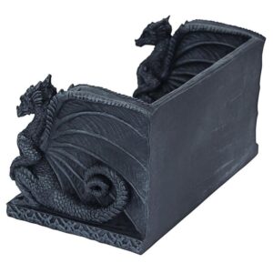 Design Toscano CL2607 10 1/2 Inch Blackmore Dragons Library Holder