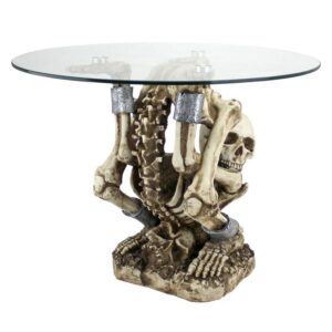 Design Toscano CL2978 14 Inch Contortionist Skeleton Table