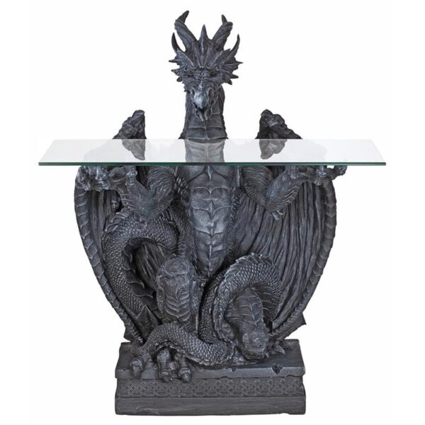 Design Toscano CL3195 27 1/2 Inch Subservient Dragon Table