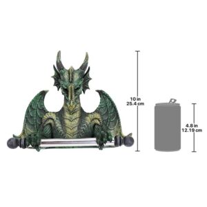 Design Toscano CL45492 12 1/2 Inch Commode Dragon Toilet Tissue Holder