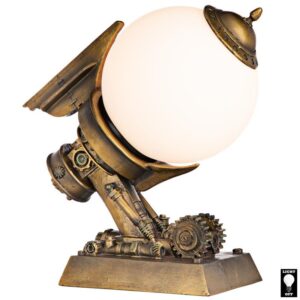 Design Toscano CL6654 6 1/2 Inch Steampunk Airship Lamp