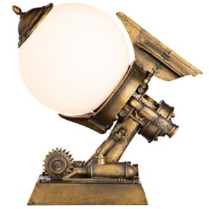 Design Toscano CL6654 6 1/2 Inch Steampunk Airship Lamp