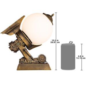 Design Toscano CL6654 6 1/2 Inch Steampunk Airship Lamp