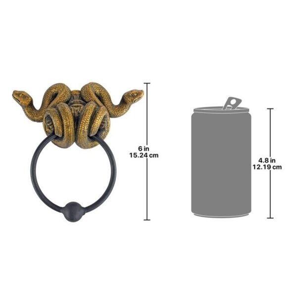 Design Toscano CL6795 6 Inch Egyptian Cobra Goddess Towel Ring