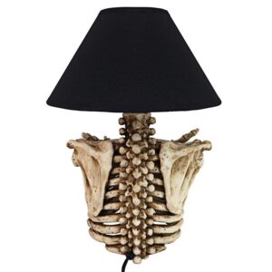 Design Toscano CL7439 10 Inch Rest in Pieces Skeleton Table Lamp