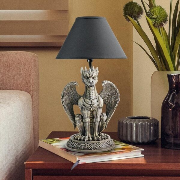 Design Toscano CL7921 7 1/2 Inch Boden Gargoyle Table Lamp