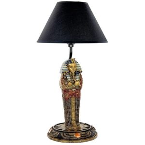 Design Toscano CL7924 6 1/2 Inch King Tut Sarcophagus Table Lamp