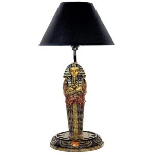 Design Toscano CL7924 6 1/2 Inch King Tut Sarcophagus Table Lamp