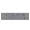 James Martin CS-378S-DGG 72 Inch Single Top in Composite Stone and Dusk Grey Glossy Finish