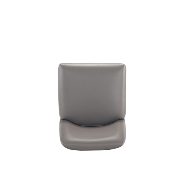 Manhattan Comfort Serena Modern Leatherette Upholstered Counter Stool in Grey