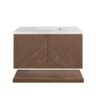 James Martin D200-V36-CSN-3AF Marcello 36 Inch Chestnut Single Vanity with 3CM Arctic Fall Top