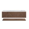 James Martin D200-V72-CSN-3AF Marcello 72 Inch Chestnut Double Vanity with 3CM Arctic Fall Top