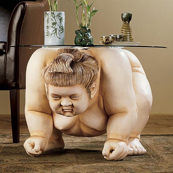 Design Toscano DB378001 27 Inch Basho The Sumo Wrestler Table