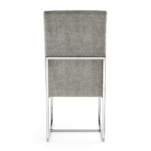 Manhattan Comfort Element Steel Velvet Dining Chair