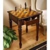 Design Toscano DE302 20 1/2 Inch Walpole Manor Gaming Chess Table