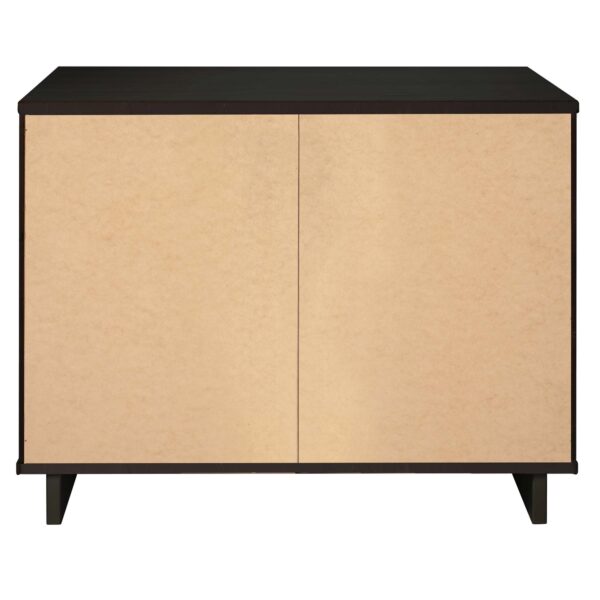 Manhattan Comfort Granville 38.18" Modern Standard Dresser with 3 Full Extension Drawers in Black