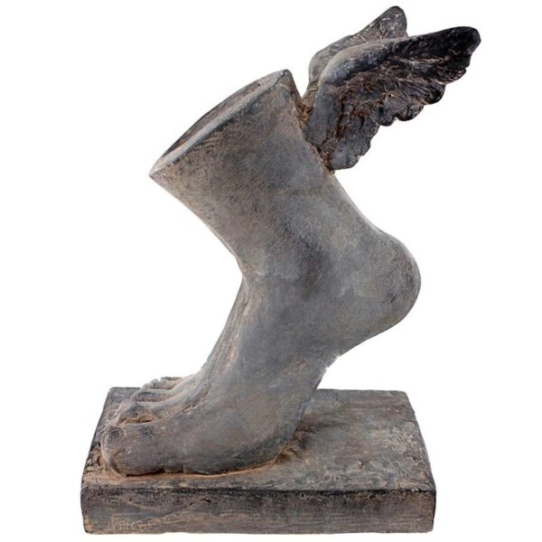 Design Toscano DS190245 6 1/2 Inch Hermes Winged Foot Planter