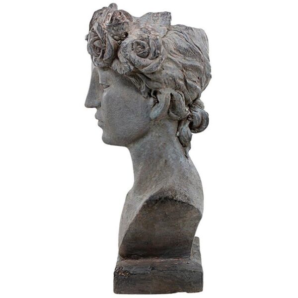 Design Toscano DS19184 12 Inch Flora Roman Nymph Head Planter