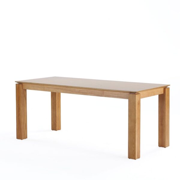 Manhattan Comfort Rockaway Modern 70.86 Solid Wood Dining Table in Nature