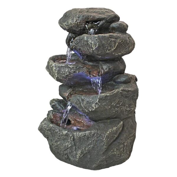 Design Toscano DW35127 7 Inch Anchor Falls Cascading Fountain