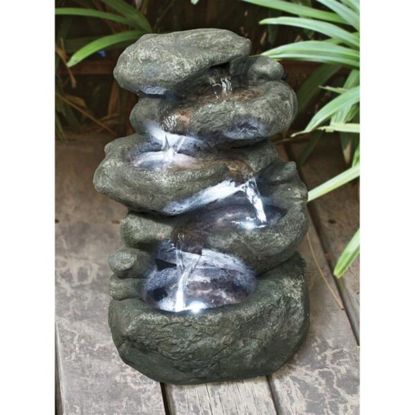 Design Toscano DW35127 7 Inch Anchor Falls Cascading Fountain