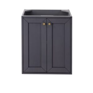 James Martin E303-V24-MG Chianti 24 Inch Single Vanity Cabinet in Mineral Grey