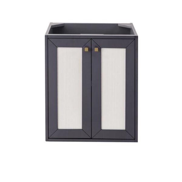 James Martin E303-V24-MG Chianti 24 Inch Single Vanity Cabinet in Mineral Grey