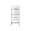 James Martin E444-BC15-3WZ Addison 15 Inch Base Cabinet with Drawers and 3cm White Zeus Quartz Top