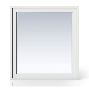 James Martin E444-M36-GW Addison 36 Inch Rectangular Mirror in Glossy White