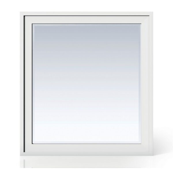 James Martin E444-M36-GW Addison 36 Inch Rectangular Mirror in Glossy White