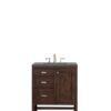 James Martin E444-V30-MCA-3GEX Addison 30 Inch Single Vanity Cabinet in Mid Century Acacia with 3 cm Grey Expo Quartz Top with Sink