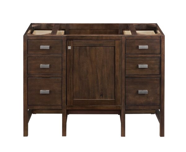 James Martin E444-V48-MCA Addison 48 Inch Single Vanity Cabinet in Mid Century Acacia