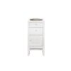 James Martin E645-B15R-GW Athens 15 Inch Cabinet with Drawers and Door in Glossy White