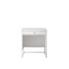 James Martin E645-DU30-GW-3AF Athens 30 Inch Countertop Unit (makeup counter) in Glossy White with 3 CM Arctic Fall Solid Surface Top