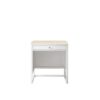 James Martin E645-DU30-GW-3EMR Athens 30 Inch Countertop Unit (makeup counter) in Glossy White with 3 CM Eternal Marfil Top