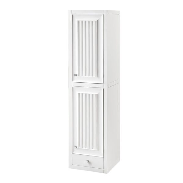 James Martin E645-H15R-GW Athens 15 Inch Tower Hutch - Right in Glossy White