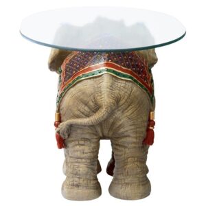 Design Toscano EU29868 30 Inch Jaipur Elephant Festival Table