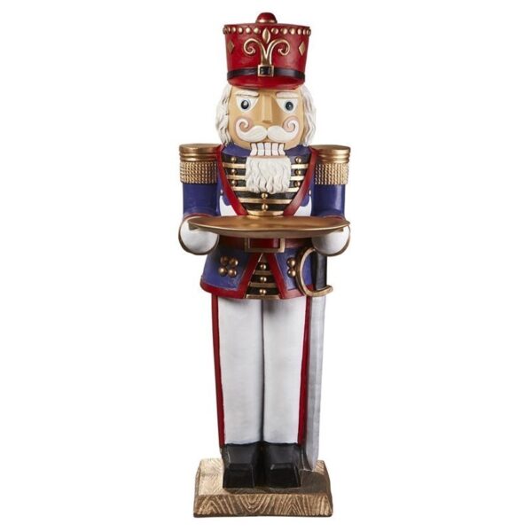 Design Toscano EU9367 12 1/2 Inch Nutcracker Soldier Butler Table