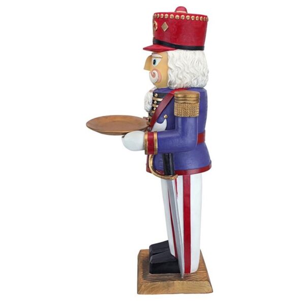 Design Toscano EU9367 12 1/2 Inch Nutcracker Soldier Butler Table