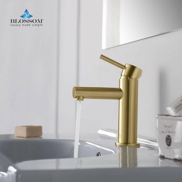 Blossom F01 116 6 7/8 Inch Single Handle Bathroom Faucet