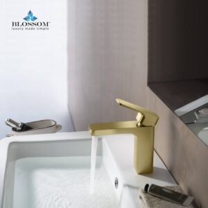 Blossom F01 118 6 1/4 Inch Single Handle Bathroom Faucet