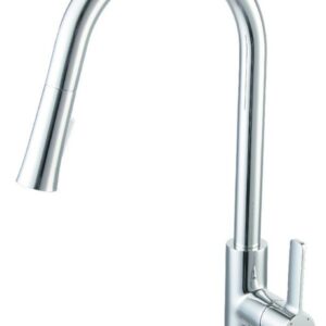 Blossom F01 201 01 Single Handle Pull Down Kitchen Faucet in Chrome