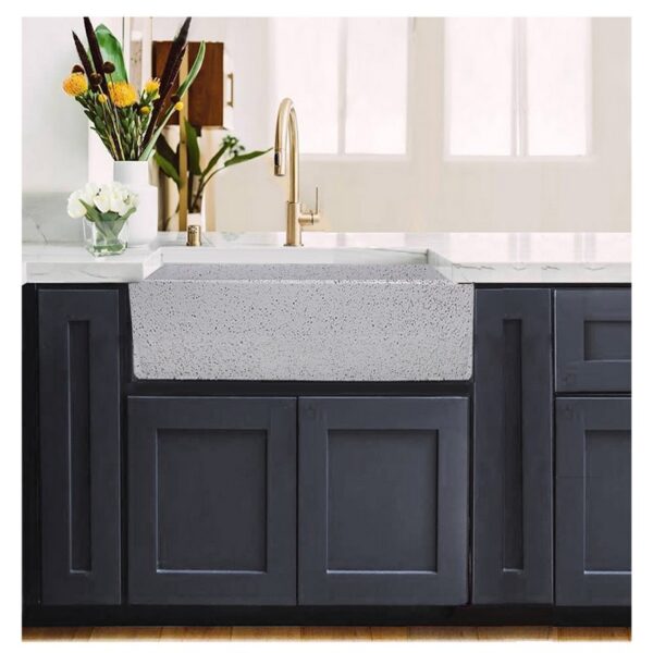 Nantucket Sinks FCFS3020S-PietraSarda Vineyard 30 Inch Farmhouse Fireclay Sink in Pietra Sarda Finish