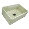 Nantucket Sinks FCFS3020S-ShabbyGreen Vineyard 30 Inch Farmhouse Fireclay Sink in Shabby Green Finish