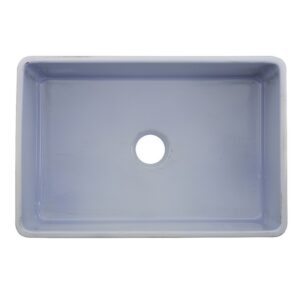 Nantucket Sinks FCFS3020S-ShabbySugar Vineyard 30 Inch Farmhouse Fireclay Sink in Shabby Sugar Finish