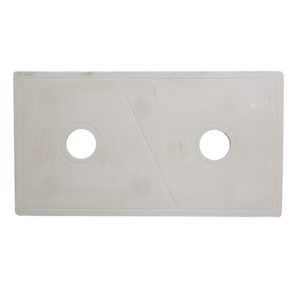 Nantucket Sinks FCFS3318D-ShabbyStraw Vineyard Double Bowl Farmhouse Fireclay Sink in Shabby Straw Finish